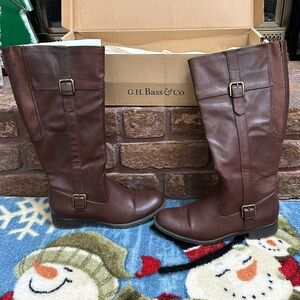 Bass Brown knee high boots